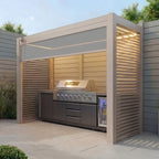 Maze Como Freestanding Shelter | For BBQ's & Outdoor Kitchens