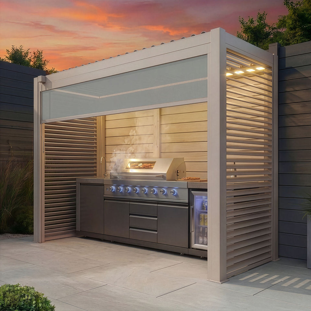 Maze Como Freestanding Shelter | For BBQ's & Outdoor Kitchens