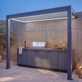 Maze Eden Aluminium Lean‑To Shelter 3m × 1.4m – Grey