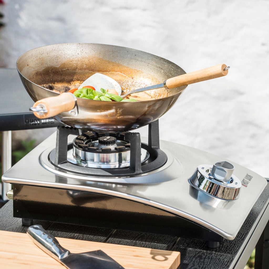 HOT WOK Silver Line 4.5kW Indoor & Outdoor Cast Iron Gas Burner