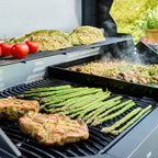 Cozze G800 COMB0 Barbecue With Plancha, 3 Gas burners