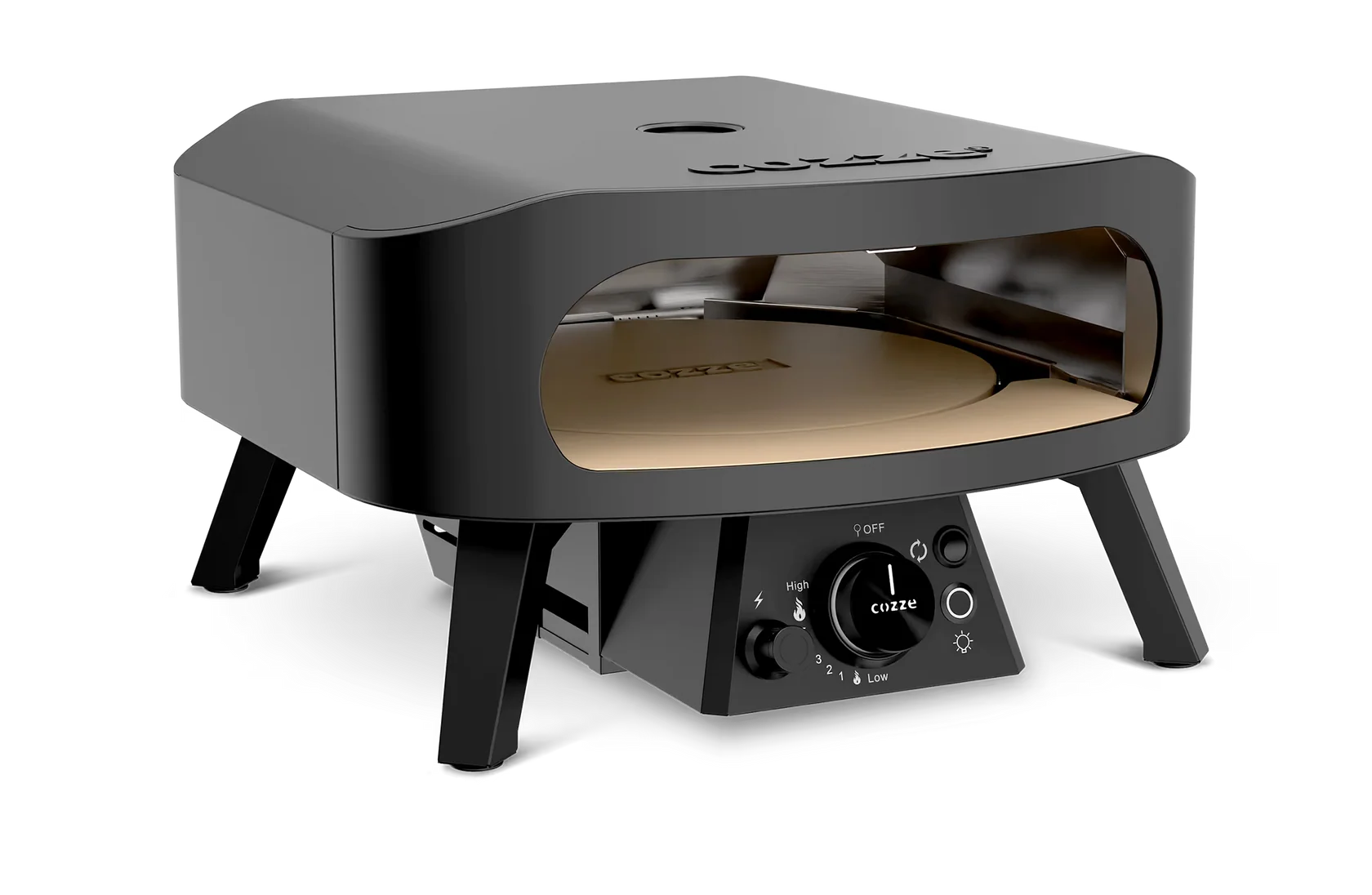 Cozze® 13″ Rotate Gas Pizza Oven Black Edition