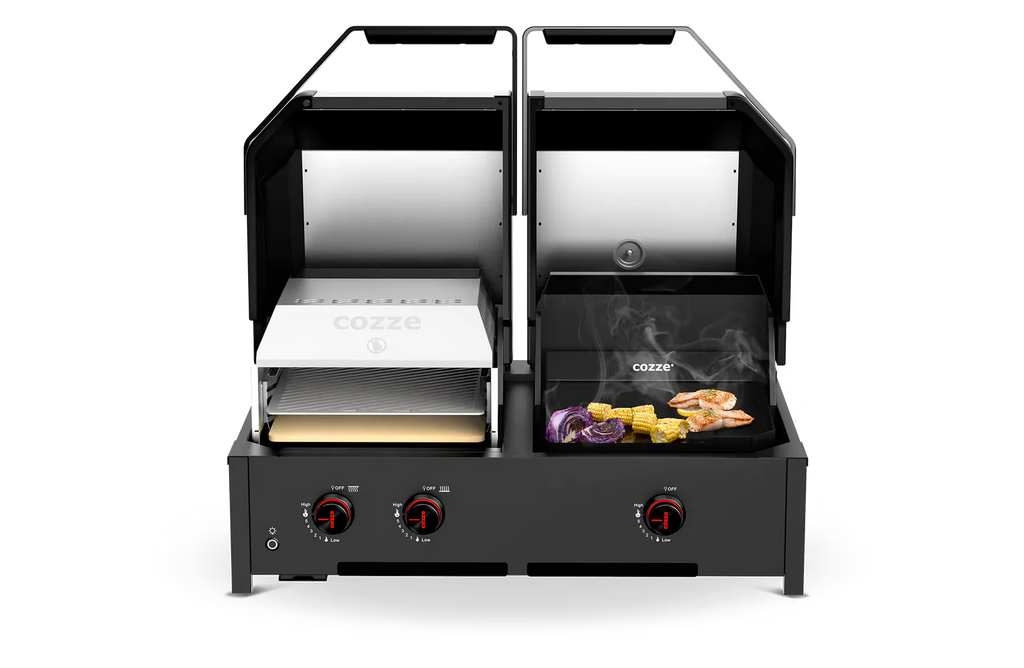 Cozze® Quattro 900 – 4‑in‑1 High‑Performance Outdoor Grill