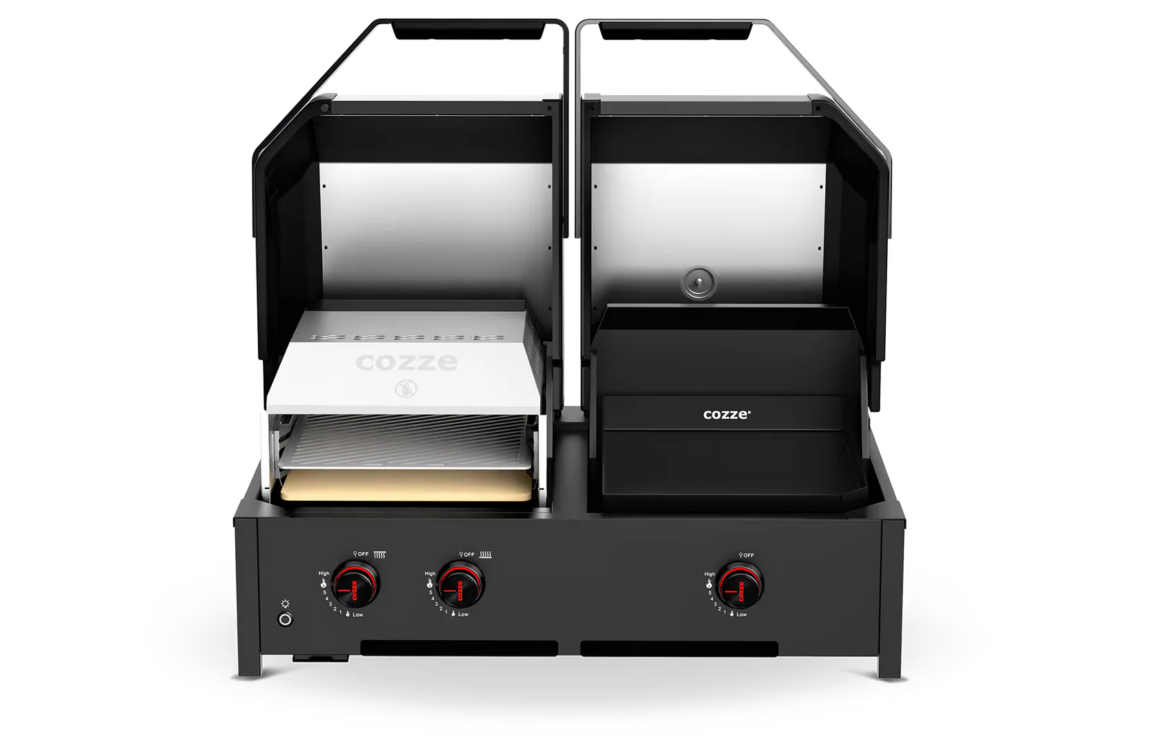 Cozze® Quattro 900 – 4‑in‑1 High‑Performance Outdoor Grill
