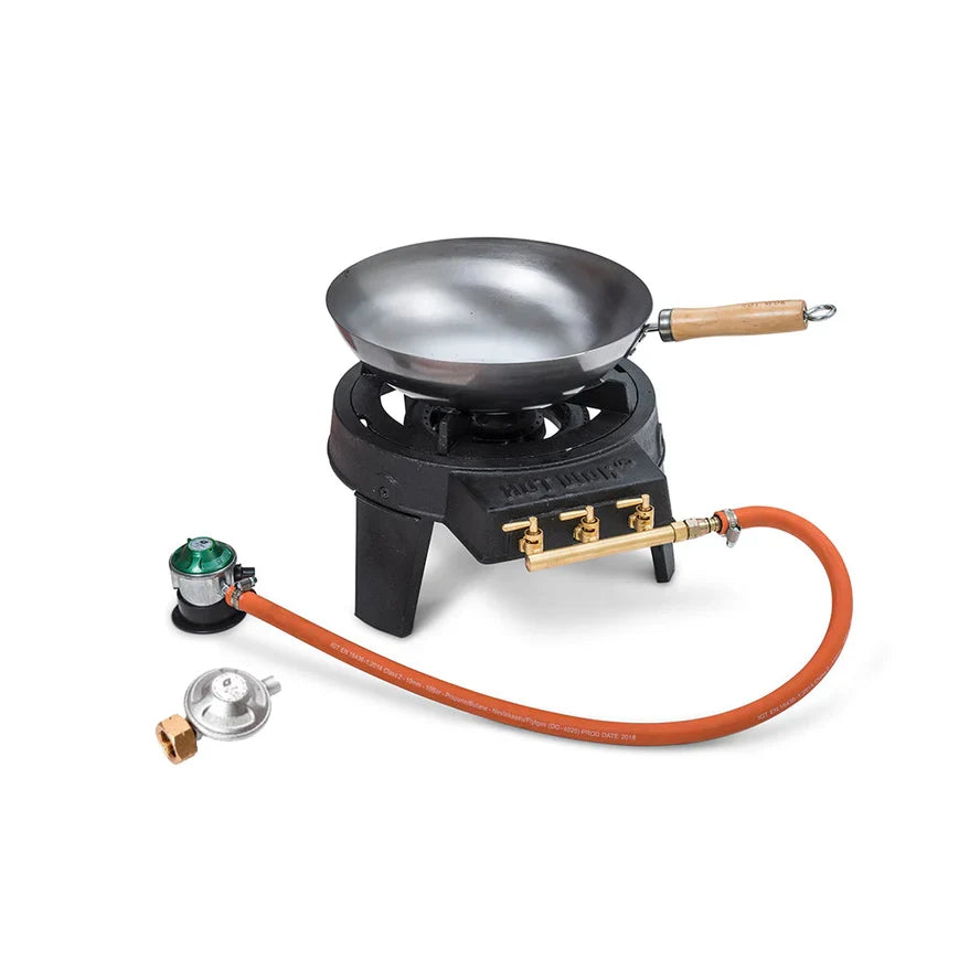 HOT WOK PRO 12 kW Gas Stove & 30cm Wok Pan Set