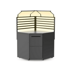 Cozze® LED Rack Corner Outdoor Kitchen