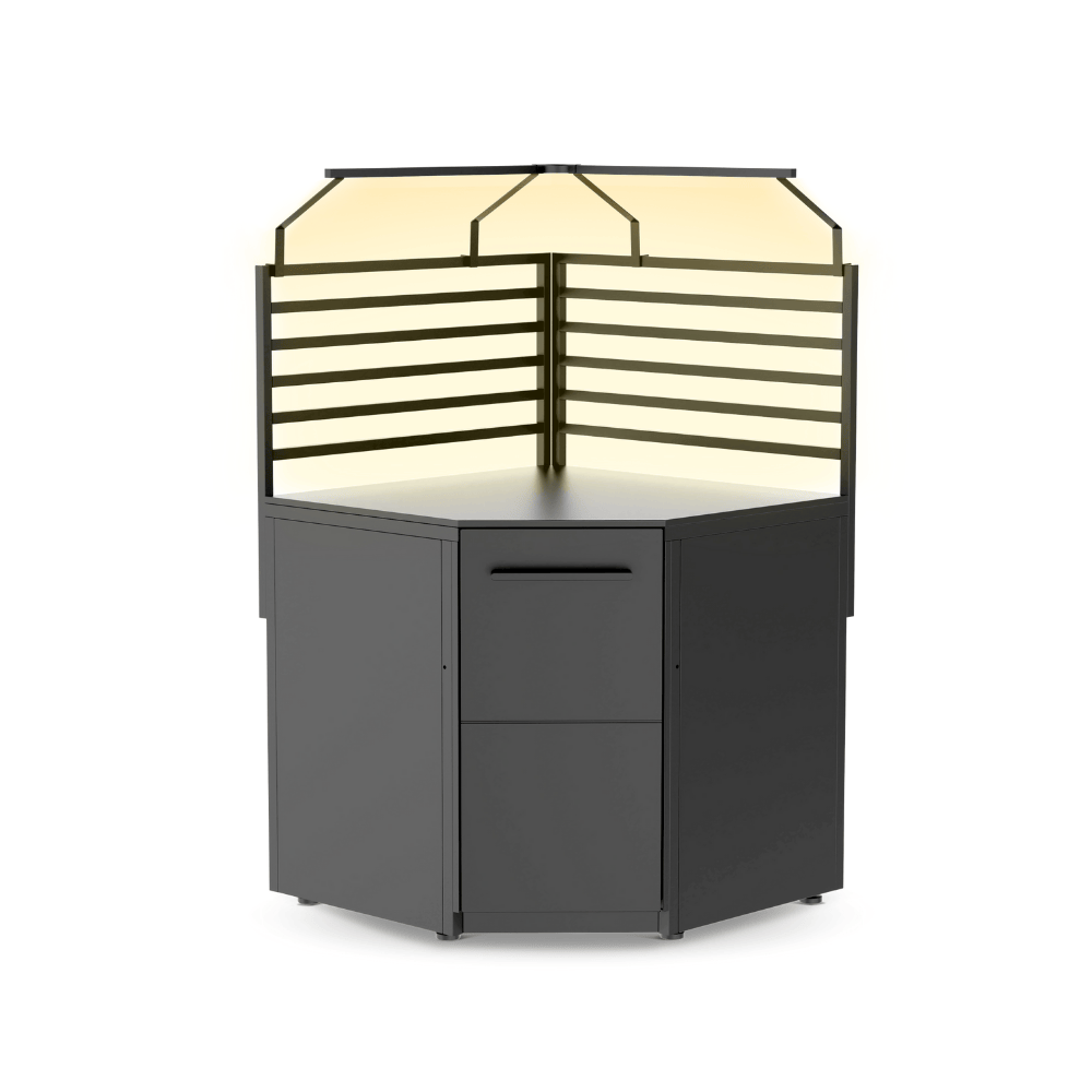 Cozze® LED Rack Corner Outdoor Kitchen