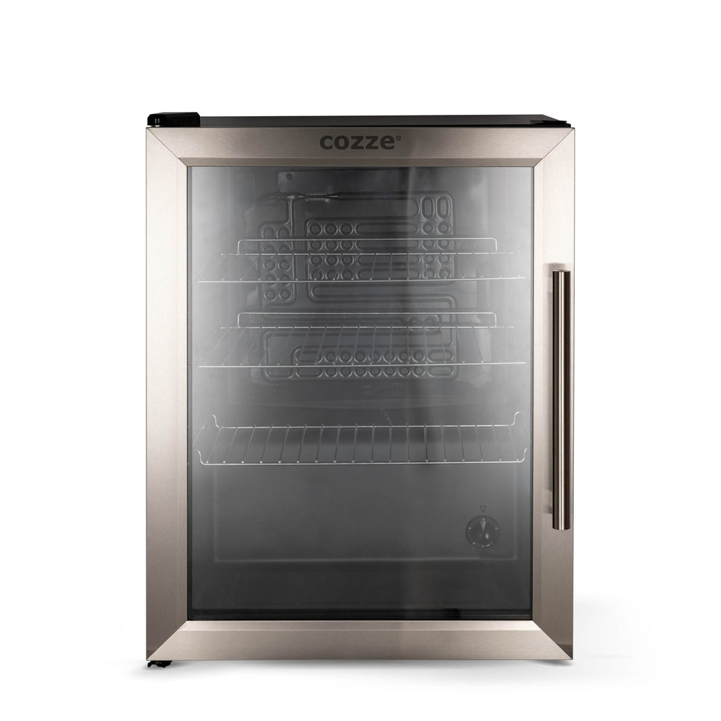 Cozze Fridge Steel Frame And Glass Front 60 Litres Outdoor Kitchen