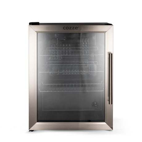Cozze Fridge Steel Frame And Glass Front 60 Litres Outdoor Kitchen