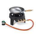 HOT WOK Original 7 kW Cast Iron Gas Burner & 30cm Wok Pan Set