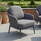Alva 3 Seat Sofa Dining Set with Rising Table in Grey