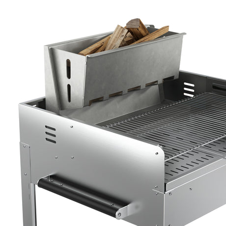 Fontana Tirreno Wood & Charcoal Barbecue with Rotisserie BBQ