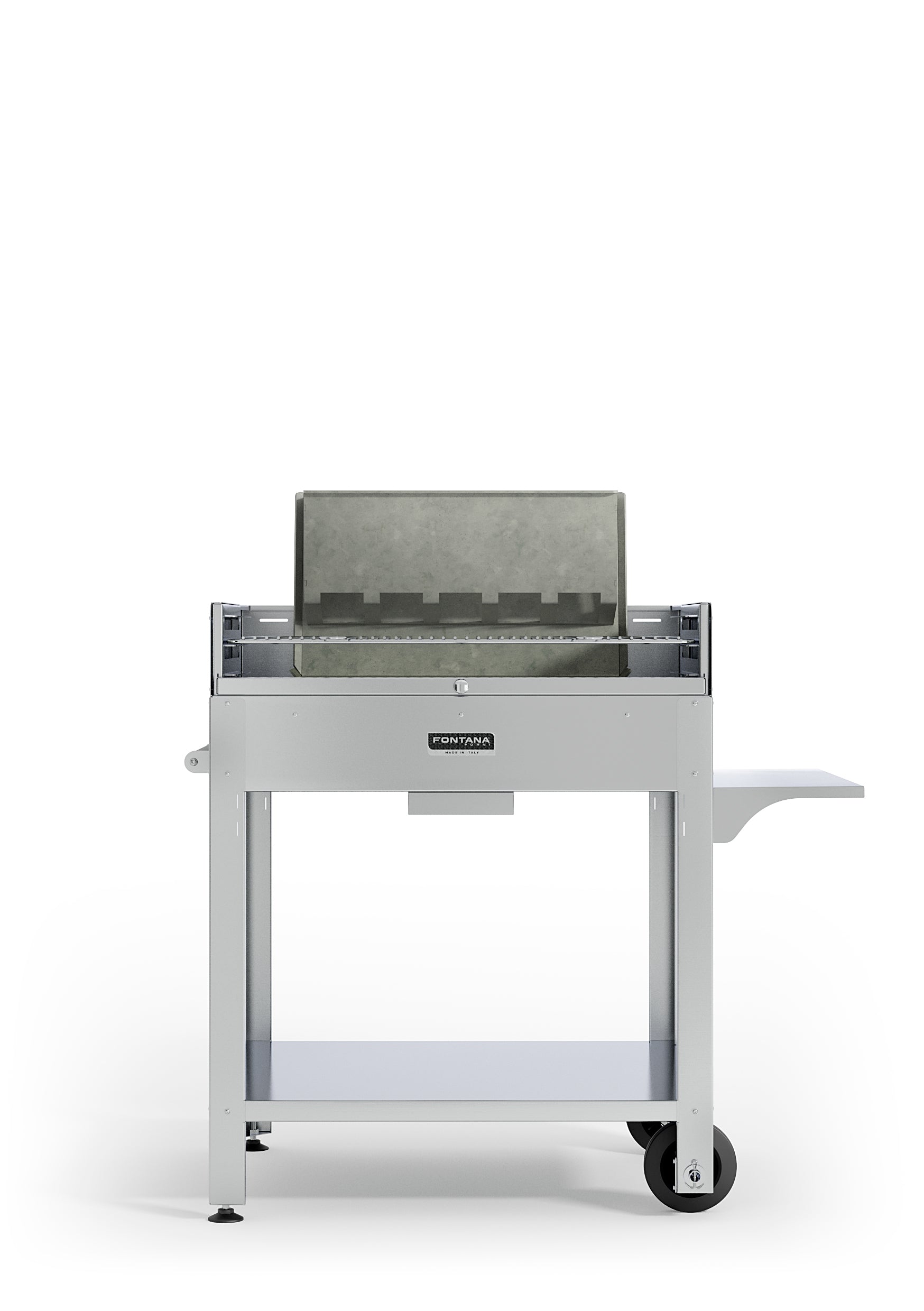 Fontana Tirreno Wood & Charcoal Barbecue with Rotisserie BBQ