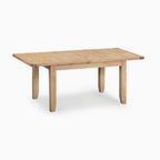 Burford 6 Seat Extending Dining Set with Spindleback Dining and Armchairs in Natural Oak