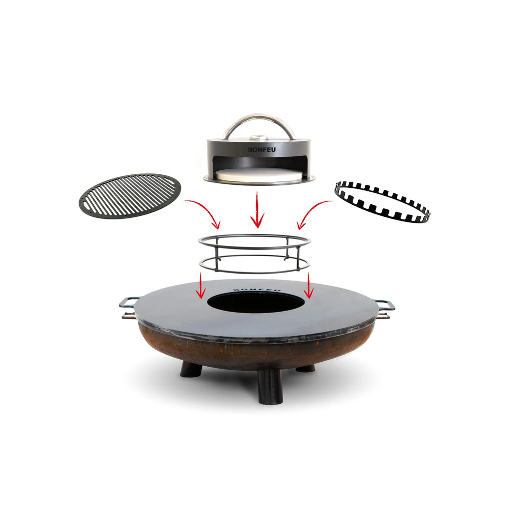 BonFeu BonBowl Plus Corten Steel Fire Pit