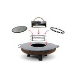 BonFeu BonBowl Plus Corten Steel Fire Pit
