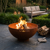 BonFeu BonBowl Pro Corten Steel Fire Pit Bowl | 60cm 80cm 100cm