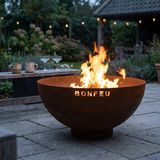 BonFeu BonBowl Pro Corten Steel Fire Pit Bowl | 60cm 80cm 100cm
