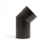BonFeu Steel Angled Chimney Stove Pipe Flue Connector for Garden Fireplaces