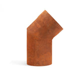 BonFeu Steel Angled Chimney Stove Pipe Flue Connector for Garden Fireplaces