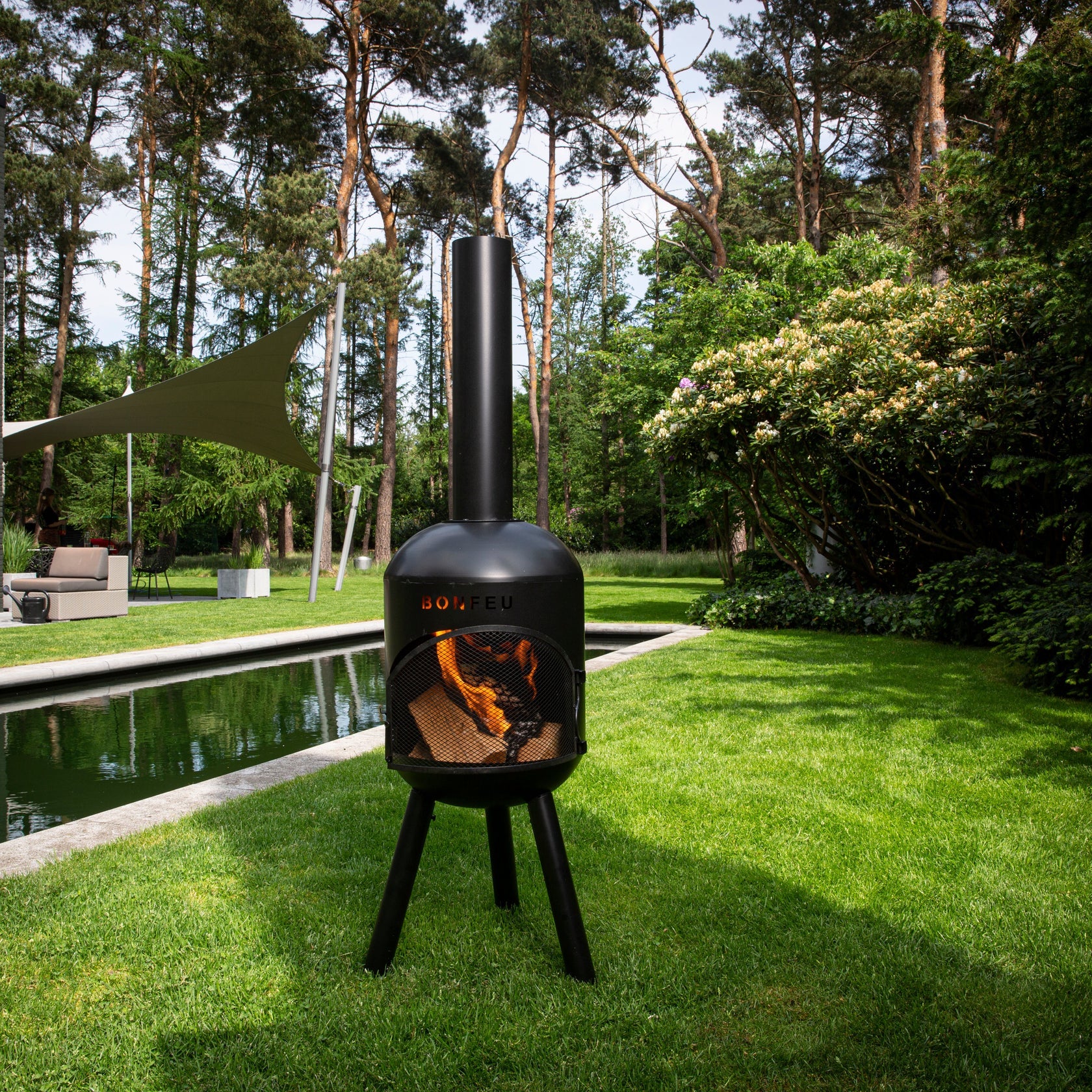 BonFeu BonSolo Outdoor Fireplace