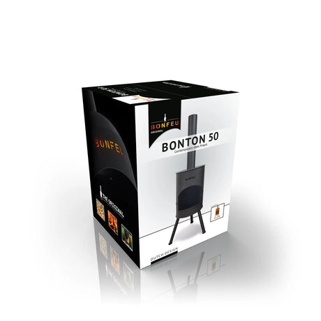 BonFeu BonTon Black Outdoor Fireplace