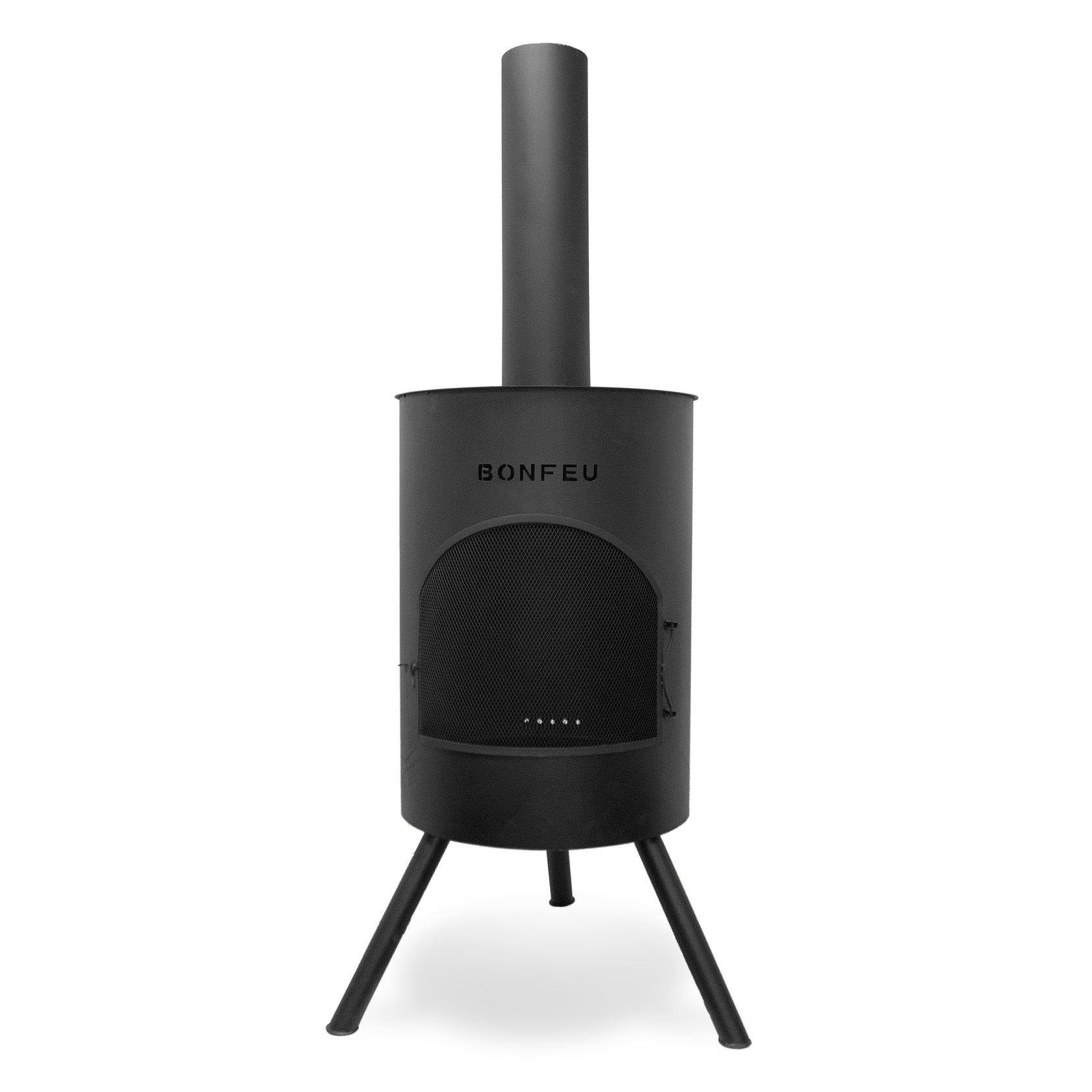 BonFeu BonTon Black Outdoor Fireplace