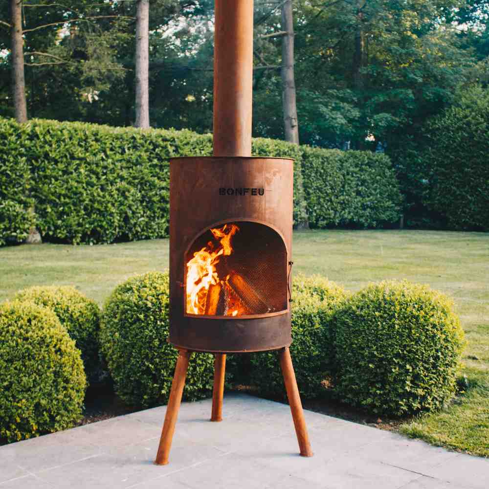 BonFeu BonTon Corten Outdoor Fireplace