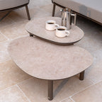 Capri 3 Seat Sofa Set in Stone Grey