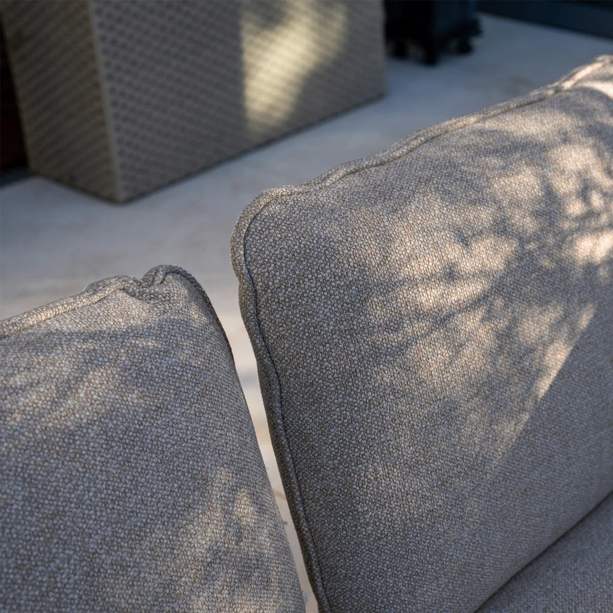 Como Corner Sofa Set with Altura Rising Table in Truffle
