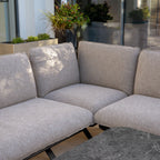 Como Corner Sofa Set with Altura Rising Table in Truffle