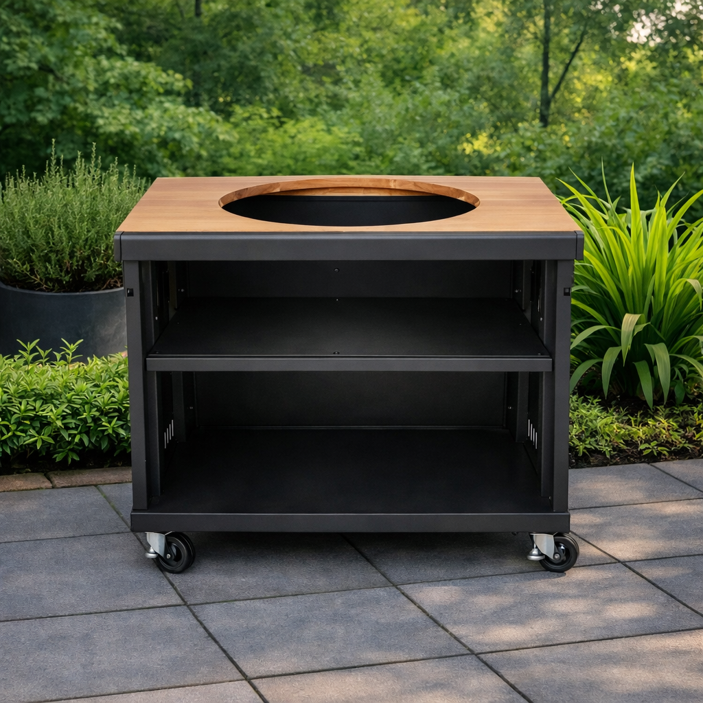 GRLLR Wooden Worktop for Kamado Outdoor Kitchen