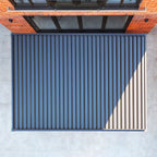 PergoSTET Plus 3m x 4m Rectangular Pergola with 3 Manual Side Blinds and LED Lighting in Grey