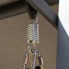 Lima Deluxe Aluminium Swing Seat in Washed Grey