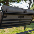 Lima Deluxe Aluminium Swing Seat in Washed Grey