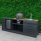 GRLLR Wooden Worktop for Kamado Outdoor Kitchen