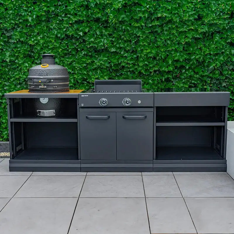 GRLLR Wooden Worktop for Kamado Outdoor Kitchen