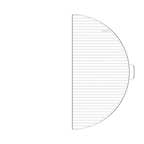 BonFeu Fire Pit Grill Half Circle