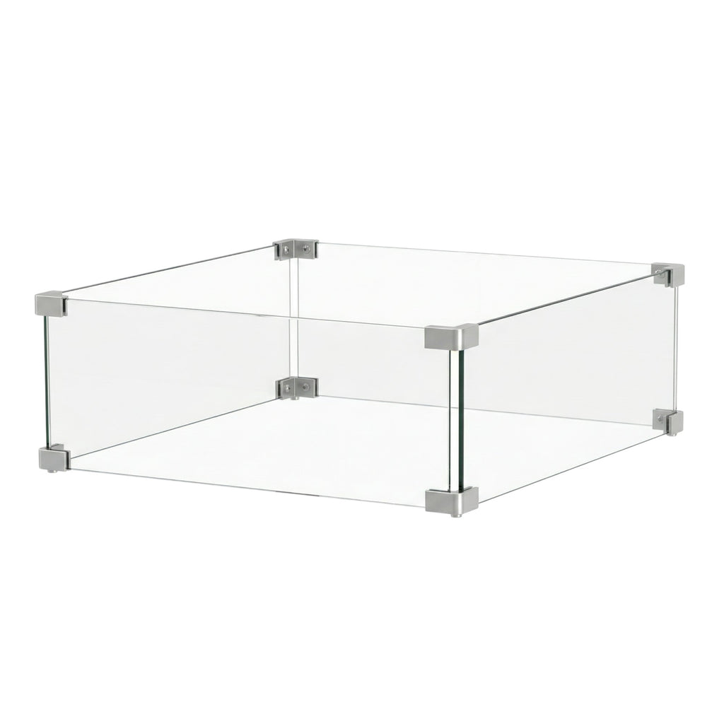 Happy Cocooning Glass Windscreens | Fire Pit Tables
