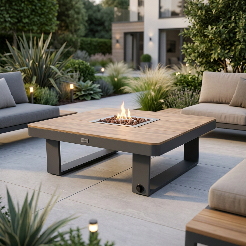 Happy Cocooning Horizon 95 Gas Fire Pit Table