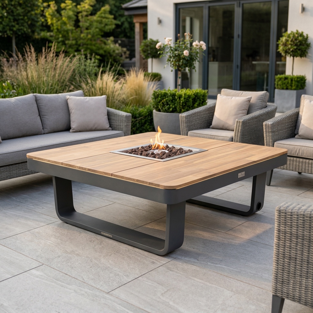 Happy Cocooning Horizon 95 Gas Fire Pit Table