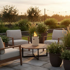 Happy Cocooning Lumi Groove Tabletop Gas Fireplace