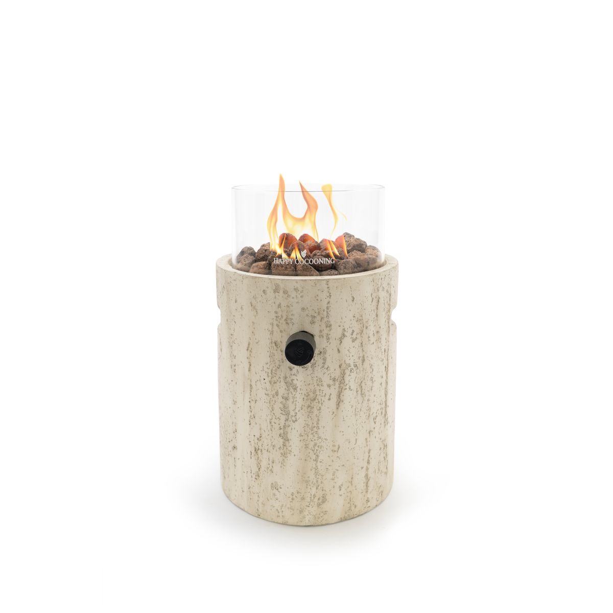 Happy Cocooning Lumi Stone Tabletop Gas Fireplace