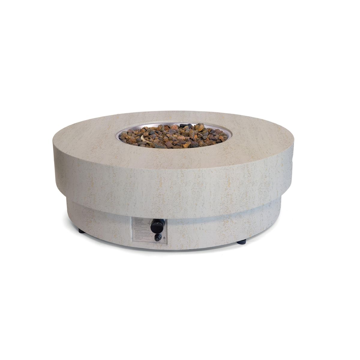 Happy Cocooning Estate Round 105 Gas Fire Pit Table