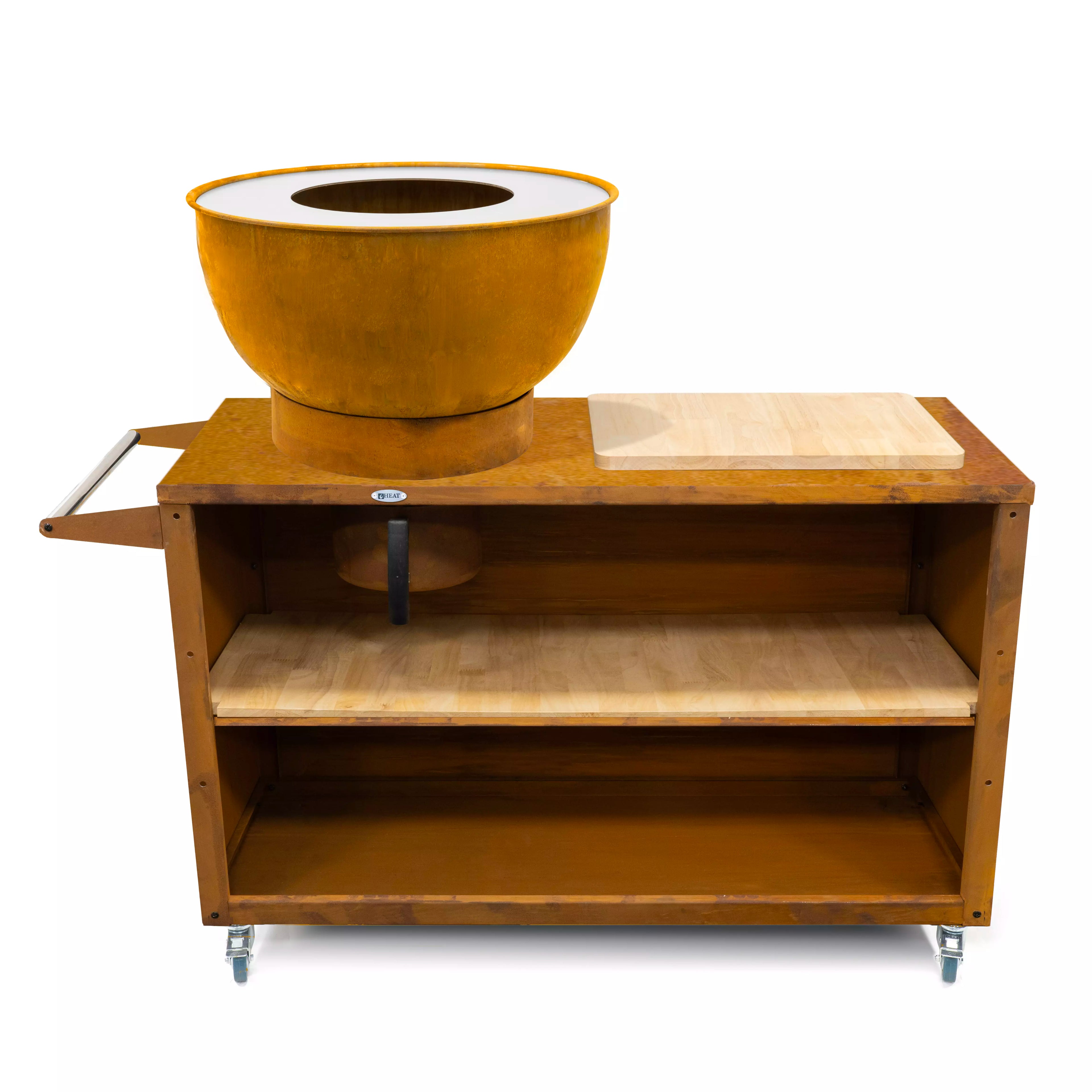 HEAT Trolle Outdoor Cooking Station Kitchen Rust