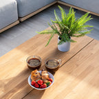 Eternity Modular Teak Corner Group in Light Grey