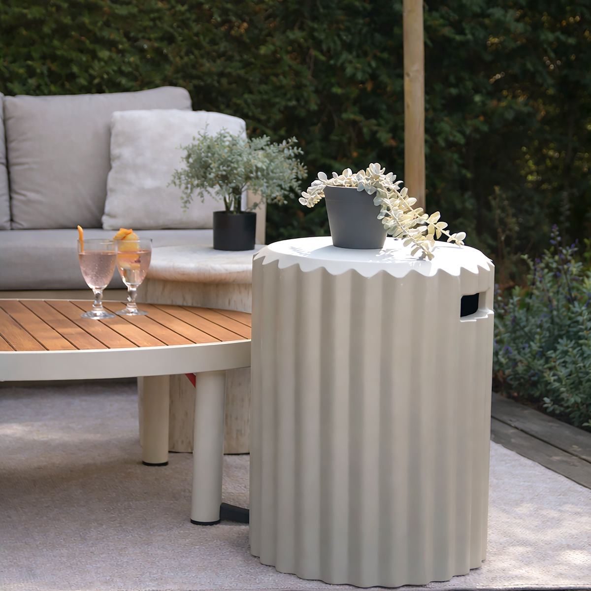 Happy Cocooning Gas Bottle Enclosure | Ribbed