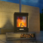 BBQube HeatQube Outdoor Wood Burning Stove Heater Core