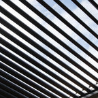 PergoSTET Plus 4m x 4m Square Pergola with 3 Manual Side Blinds and LED Lighting in Grey