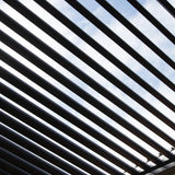 PergoSTET Plus Frame Only 3m x 4m Rectangular Pergola with LED Lighting in Grey